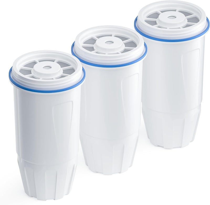 Bogda 3 Pack Water Filter Replacement Zero, 5-Stage Compatible with Zero Pitcher and Dispenser, Fit for Zero Filter Water Replacement Filters and ZR-001 ZR-017 ZR-004 - Image 1